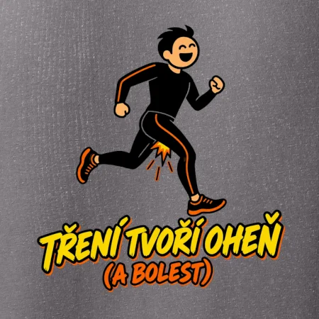Běžecké tření tvoří oheň