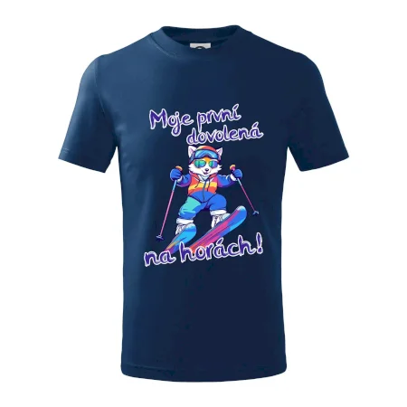 Moje první dovolená na horách modrá liška