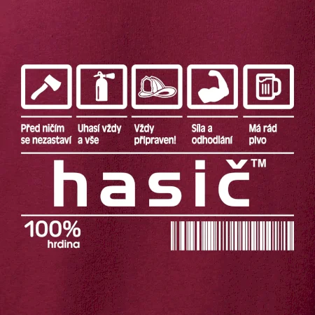 Čárový kód - Hasič