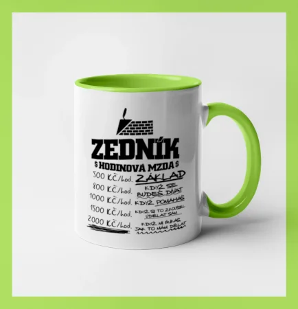 Hodinová mzda zedník