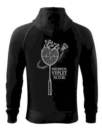 Badminton srdce s výpletem