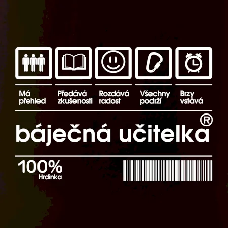 Čárový kód  - Báječná učitelka