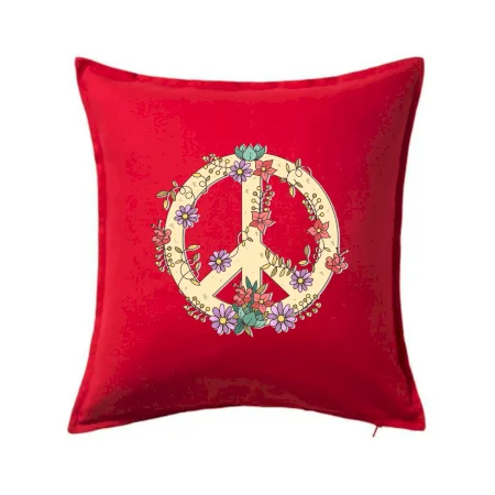 Peace symbol pískový