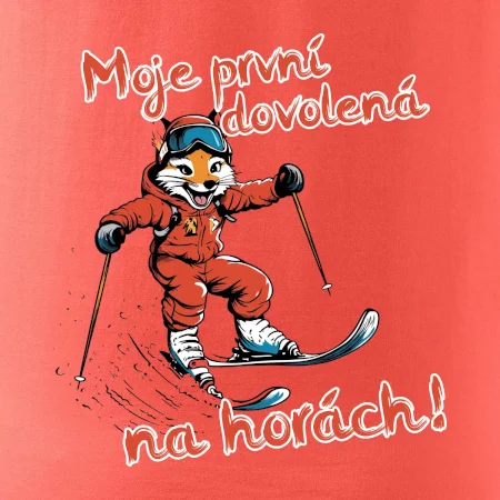 Moje první dovolená na horách hnědá  liška