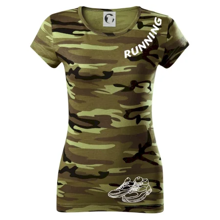 Running nápis šikmo