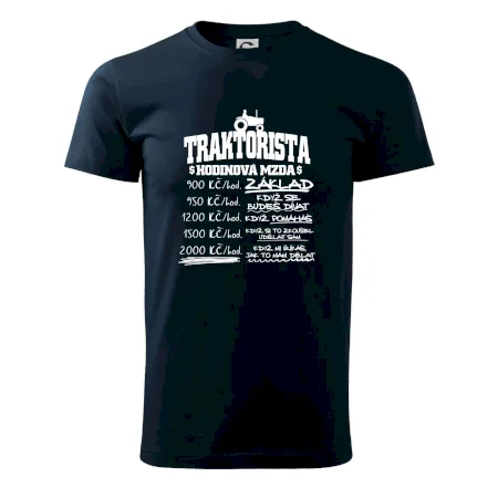 Traktorista hodinová mzda