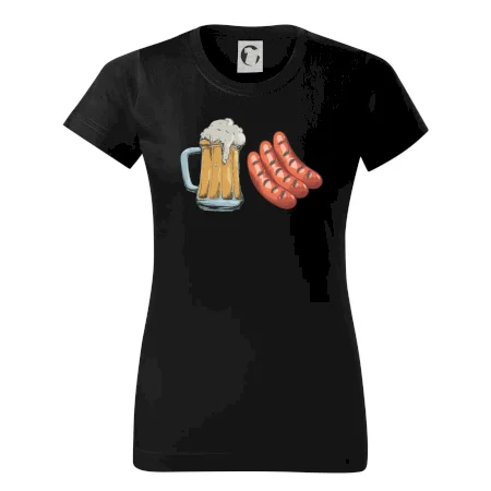 Pivo a klobása
