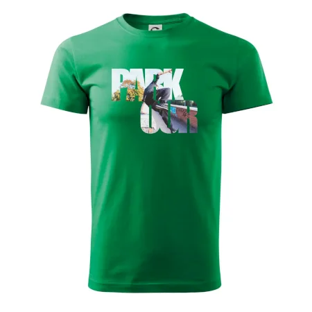 Parkour nápis ve městě