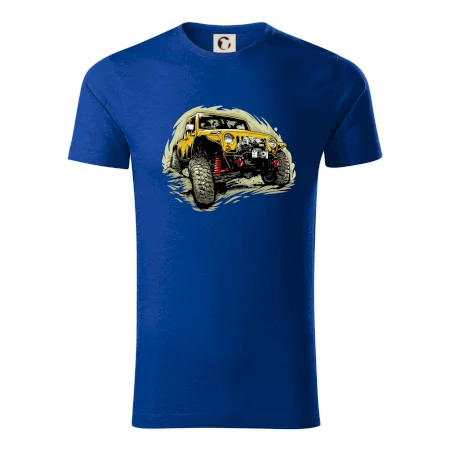 Žlutý offroad s navijákem