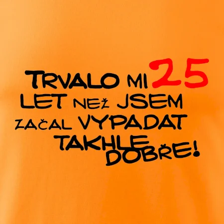 Trvalo mi 25 let než jsem začal vypadat takhle dobře