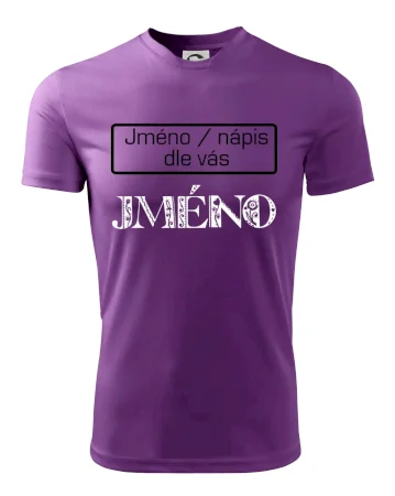 Folklor - jméno - nápis