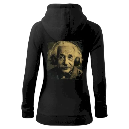 Albert se sluchátky