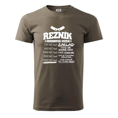 Hodinová mzda řezník