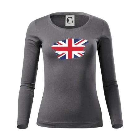 Britská vlajka roztrhaná