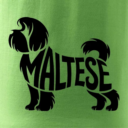 Maltézský psík nápis v těle