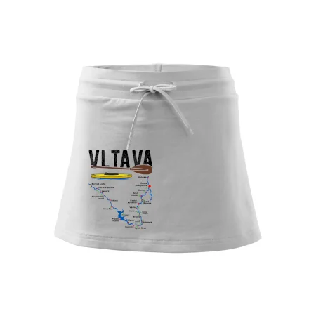 Mapa řeky Vltavy
