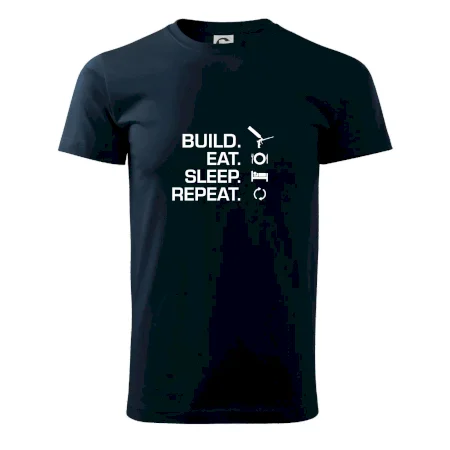 Build eat sleep repeat - montážní pěna