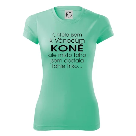 Chtěla jsem k Vánocům koně