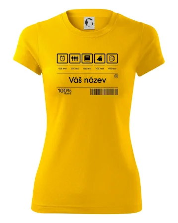 Čárový kód - Vlastní text