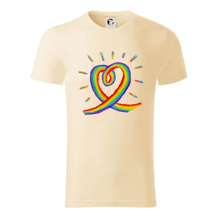 Srdce pride duha kreslená