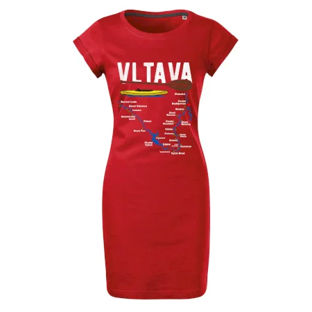 Mapa řeky Vltavy