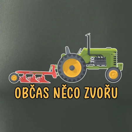 Traktor občas něco zvoře