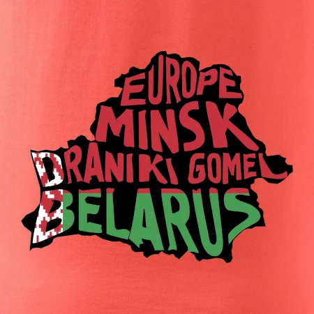 Mapy - názvy měst - Bělorusko