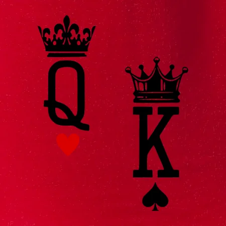 King & Queen logo na prso