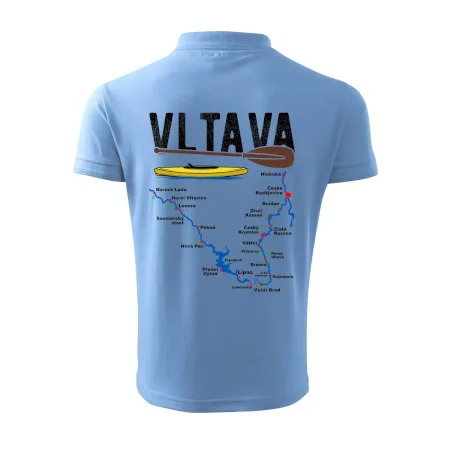 Mapa řeky Vltavy