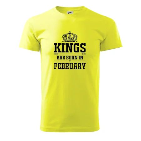 Kings are born in February