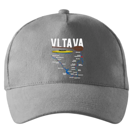 Mapa řeky Vltavy