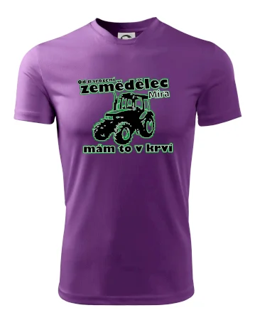 Od narození zemědělec, mám to v krvi