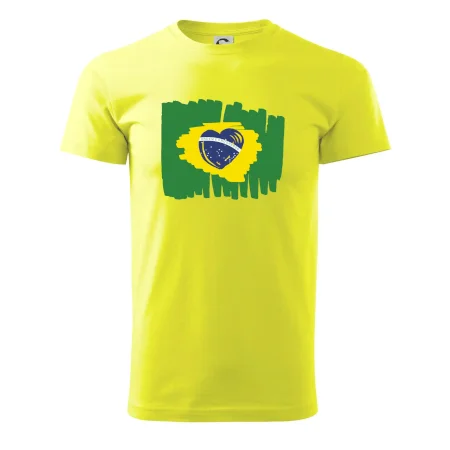Brazílie vlajka srdce