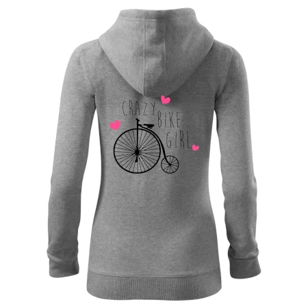 Crazy bike girl