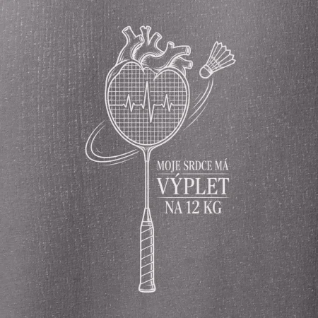 Badminton srdce s výpletem