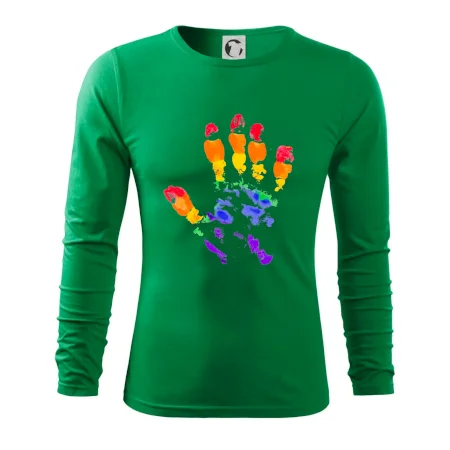LGBT hand print