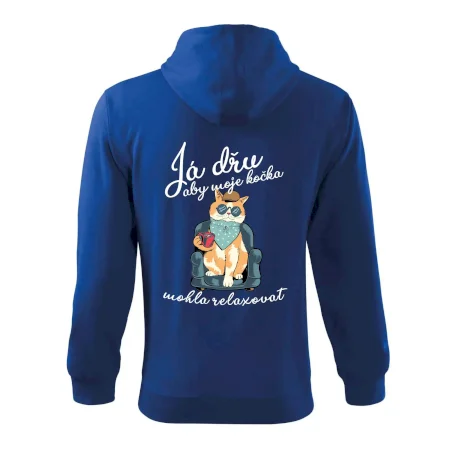 Já dřu, aby moje kočka mohla relaxovat