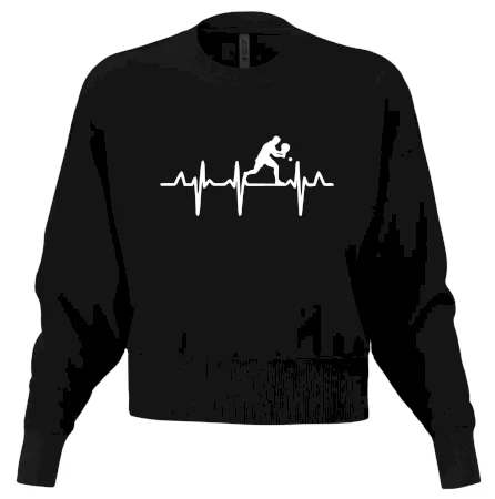 EKG stolní tenista stojící