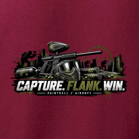 Taktika capture flank win paintball