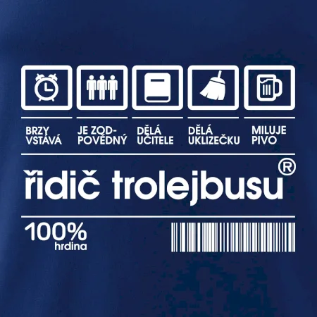 Čárový kód -  Řidič trolejbusu