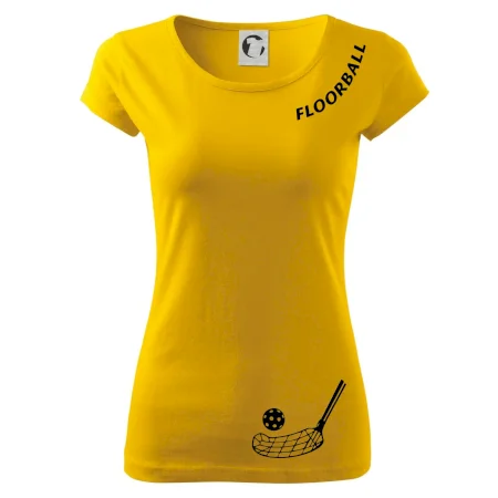 Floorball nápis šikmo
