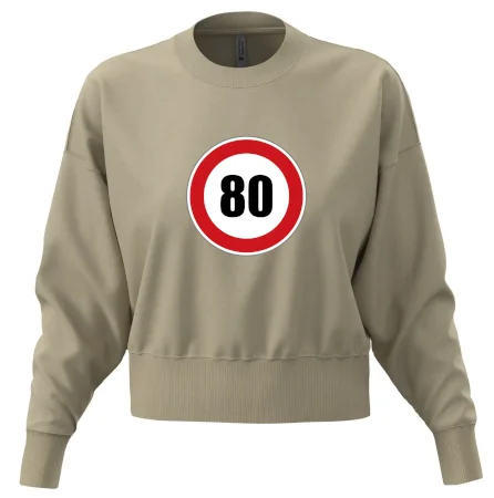 Dopravní značka - omezení rychlosti 80