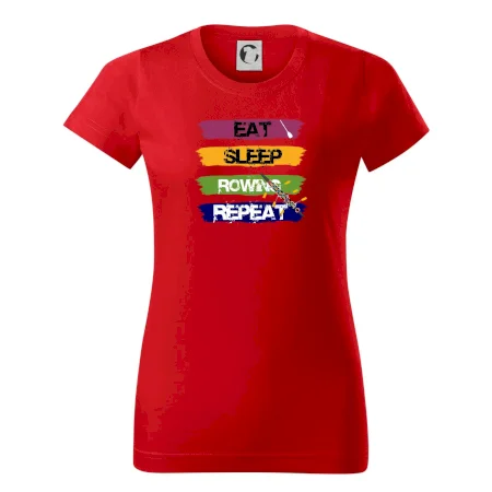 Eat sleep rowing repeat barevné
