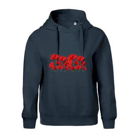 Vlčí mák v řadě