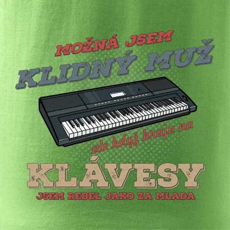 Klávesy klidný muž