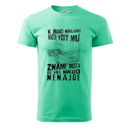 K řidiči náklaďáku buďte vždy milý