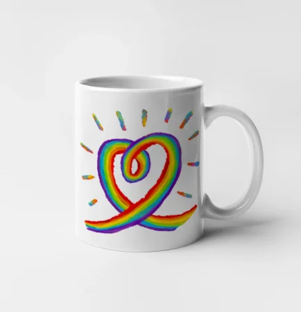 Srdce pride duha kreslená