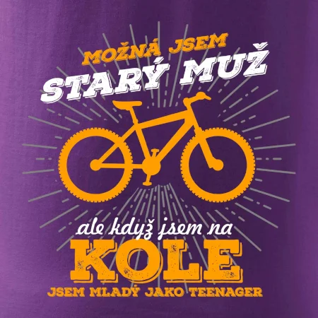 Starý muž - horské kolo