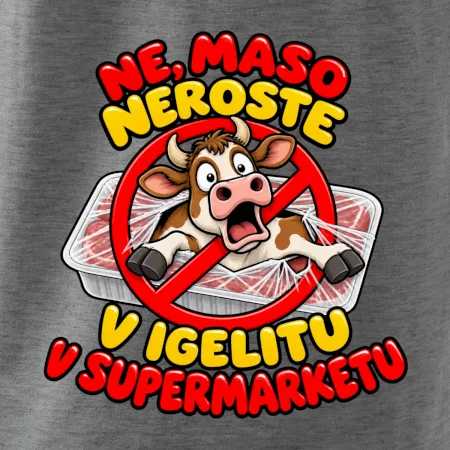 Maso neroste v igelitu v supermarketu