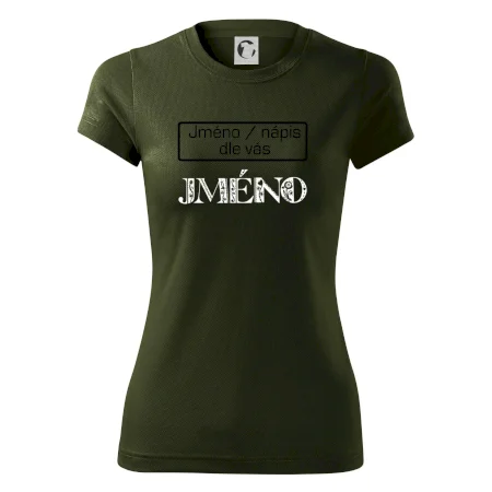 Folklor - jméno - nápis